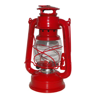 Favorit Sturm-Laterne 25 cm rot