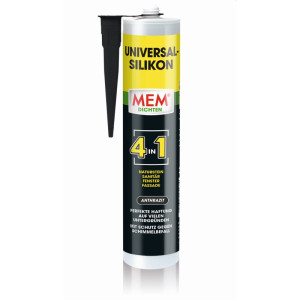 MEM Universal-Silikon 4 in 1 300 ml anthrazit