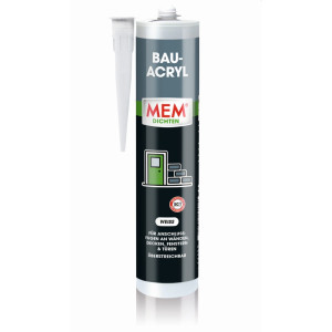 MEM Bau-Acryl 300 ml weiß