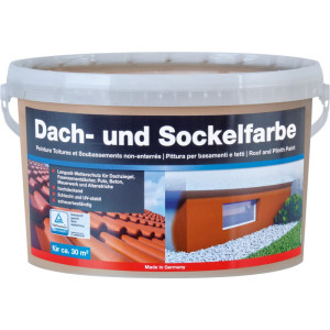 Baufan Dach- und Sockelfarbe 5 Liter terra