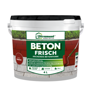 Ultrament Beton Frisch 4 Liter oxidrot