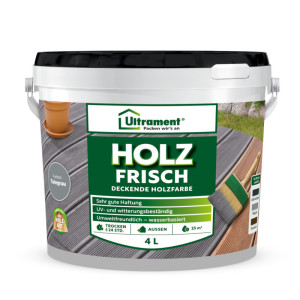 Ultrament Holz Frisch 4 Liter telegrau