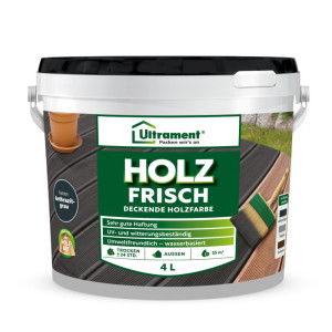 Ultrament Holz Frisch 4 Liter anthrazitgrau