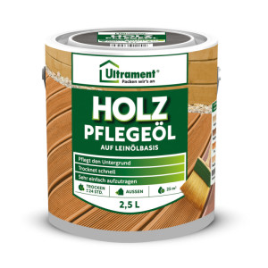 Ultrament Holz Pflegeöl 2,5 Liter anthrazit