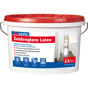 Baufan Seidenglanz Latex 2,5 Liter