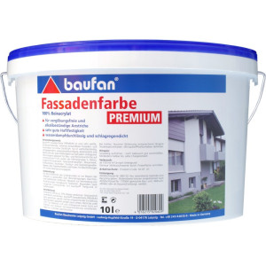 Baufan Fassadenfarbe PREMIUM 10 Liter