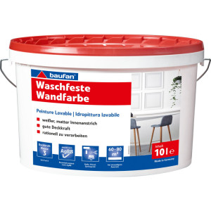 Baufan Waschfeste Wandfarbe 10 Liter