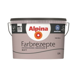 Alpina Farbrezepte Edles Mauve matt 2,5 Liter