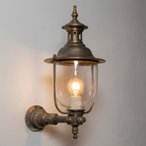 KS Verlichting Bronzen buitenlamp Lindau staand L