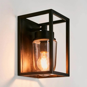 KS Verlichting Wandlamp In-Outdoor Fitzroy Zwart