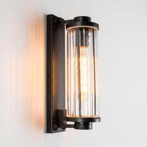KS Verlichting Muurlamp Porter Outdoor Antiek Zwart