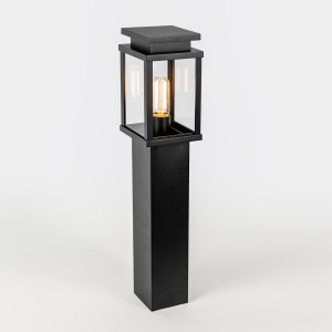 KS Verlichting Jersey Tuinlamp Zwart 60cm met Lichtsensor LED