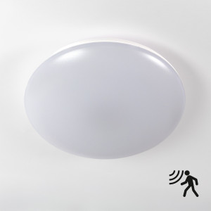 KS Verlichting Milan Plafondlamp Wit Met Bewegingssensor