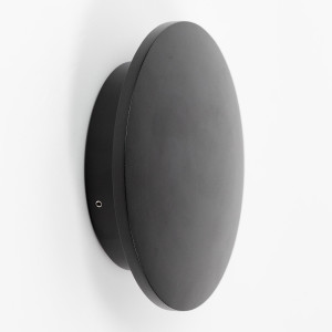 KS Verlichting Eclips Muurlamp Zwart Medium