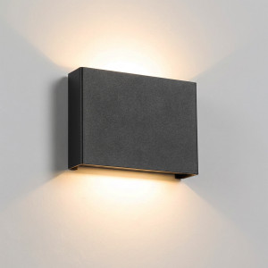 KS Verlichting Elroy Up en Down Muurlamp Zwart Small