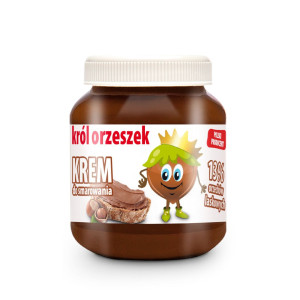 Krem z orzechów laskowych 13% - Król orzeszek 350g