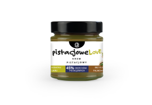 Krem pistacjowy - 45 % orzechów pistacjowych - PistacjoweLove