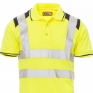 Payper Polo manches courtes haute visibilité Vert ou Bleu Marine