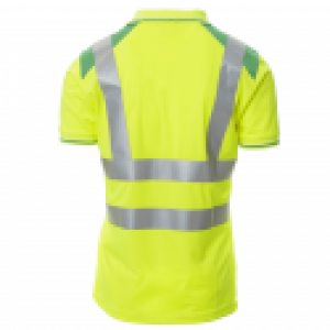 Payper Polo manches courtes haute visibilité Vert ou Bleu Marine