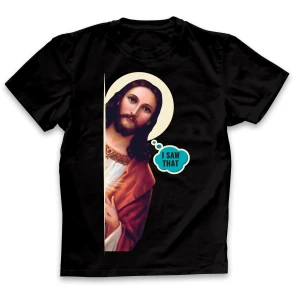 Koszulka Jezus Cię widzi męska