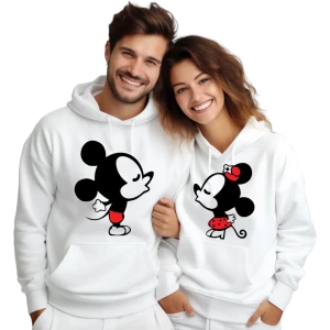 Bluzy dla par z kapturem MYSZKI2