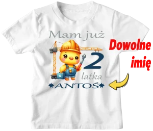 Koszulka dla dziecka Mam już 2 latka