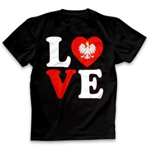 Koszulka Love Poland męska