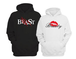 BLUZY DLA PAR z kapturem BEAUTY2