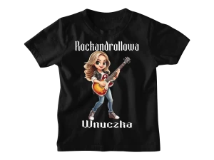 Koszulka Rockandrollowa wnuczka dziecięca