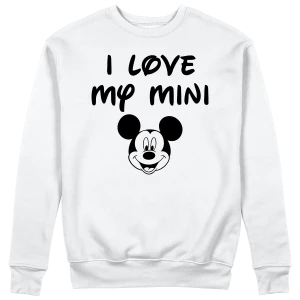 Bluza bez kaptura I LOVE MY MINI WYPRZEDAŻ roz.M