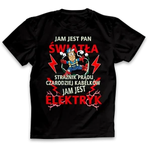 Koszulka Pan ŚWIATŁA dla elektryka