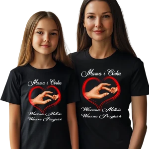 Zestaw koszulek Mama i Córka Wieczna Miłość