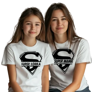 Zestaw koszulek Super Mama II i Super Córka II