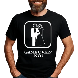 Koszulka męska Game Over? No!