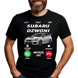 Koszulka męska Subaru dzwoni