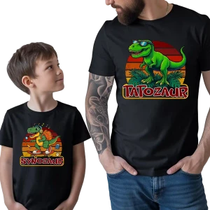 Zestaw koszulek Tatozaur i Synozaur