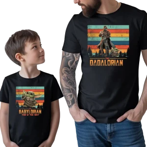 Zestaw koszulek Tata i syn dadalorian