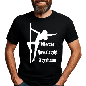 Koszulka „Wieczór kawalerski” imieniem i datą