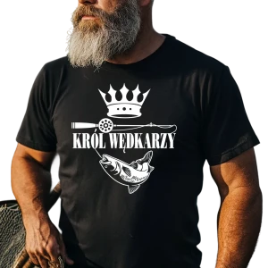 Koszulka dla wędkarza Król Wędkarzy