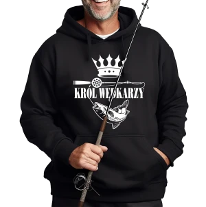 Bluza z kapturem Król Wędkarzy