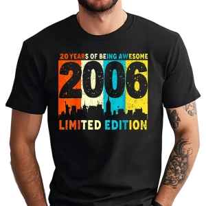 Koszulka na 20 urodziny LIMITED EDITION 2006 męska