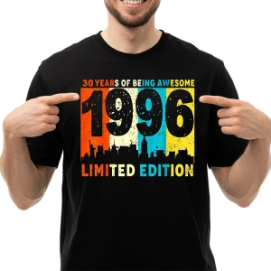 Koszulka na 30 urodziny LIMITED EDiTION 1996 męska