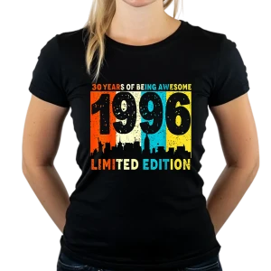 Koszulka na 30 urodziny LIMITED EDITION 1996 damska