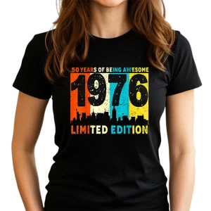 Koszulka na 50 urodziny LIMITED EDITION 1976 damska