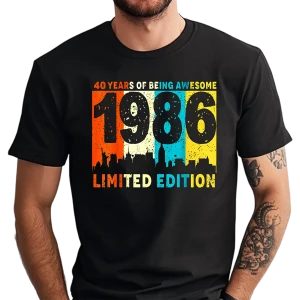 Koszulka na 40 urodziny LIMITED EDITION 1986 męska