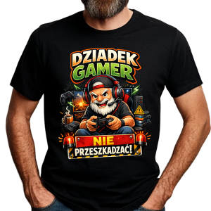 Koszulka dla dziadka Dziadek Gamer