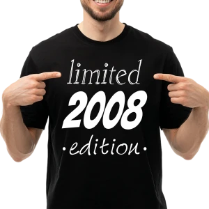 Koszulka na 18 urodziny LIMITED 2008 EDITION męska