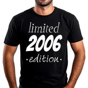 Koszulka na 20urodziny LIMITED 2006 EDITION męska