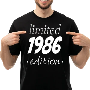 Koszulka na 40 urodziny LIMITED 1986 EDITION męska