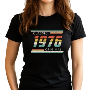 Koszulka na 50 urodziny Classic Original 1976 damska